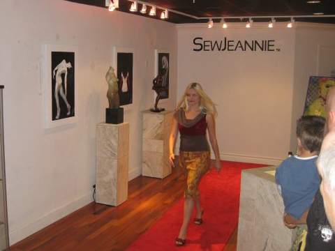 Runway Show for Sew Jeannie in Santa Monica, California.