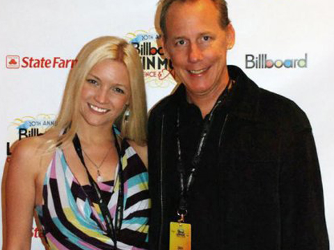 With Zach Bair, President of RockHouse Live, at the Billboard Latin Music Awards.